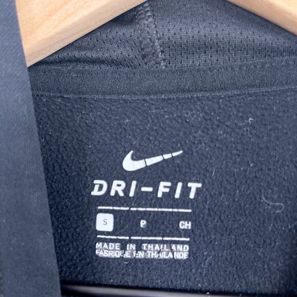 Nike Therma Training Hoodie Black Gray Camo Swoosh Kangaroo Pocket Womens Small - Picture 7 of 8